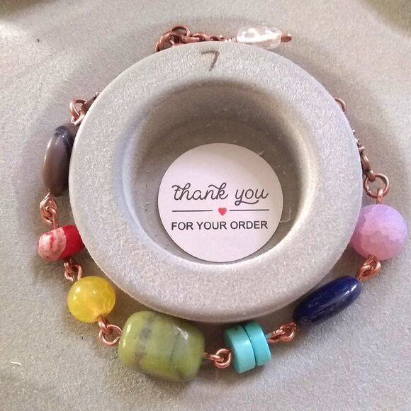 7 Chakra Bracelet! Handmade with Love & Intention! No Repeats ~ Meditation Reiki - Picture 9 of 11
